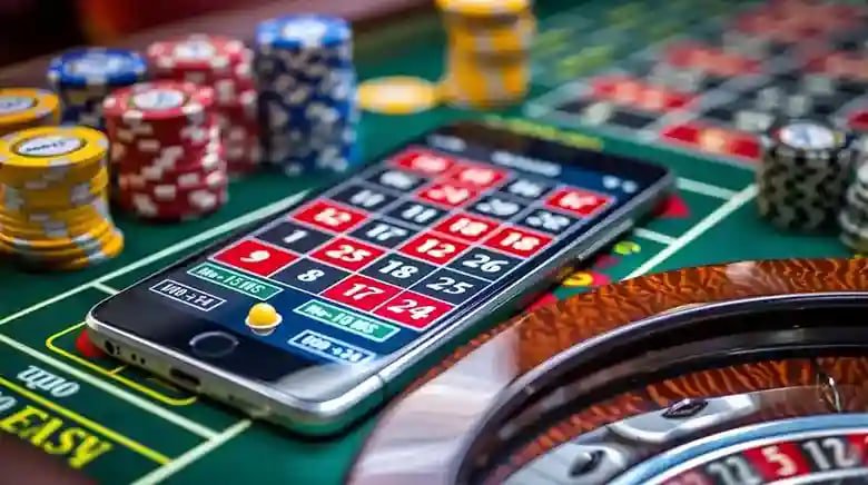 Tampilan live dealer Crazy Time di aplikasi mobile jaya805 dengan host, roda, dan panel taruhan